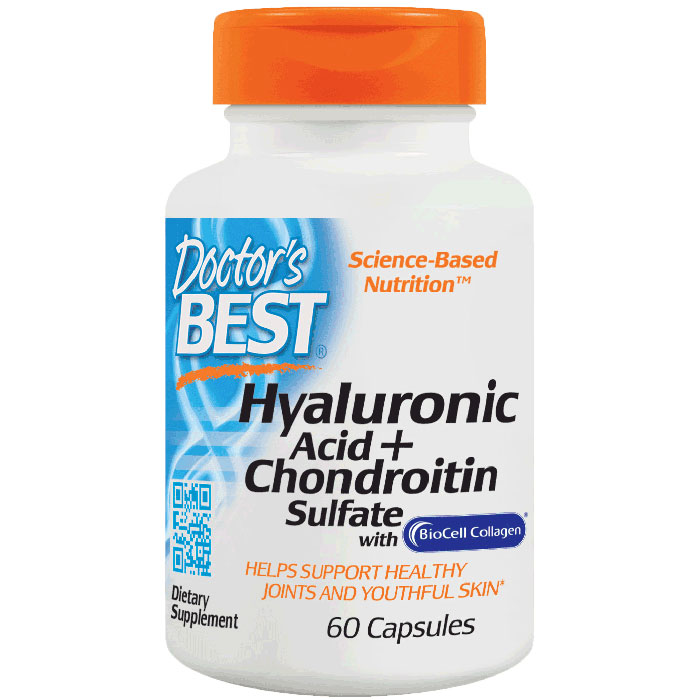 Hyaluronic Acid + Chondroitin Sulfate Caps, 60 Capsules, Doctors Best