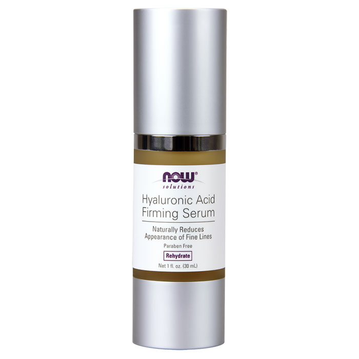 Hyaluronic Acid Firming Serum, 1 oz, NOW Foods