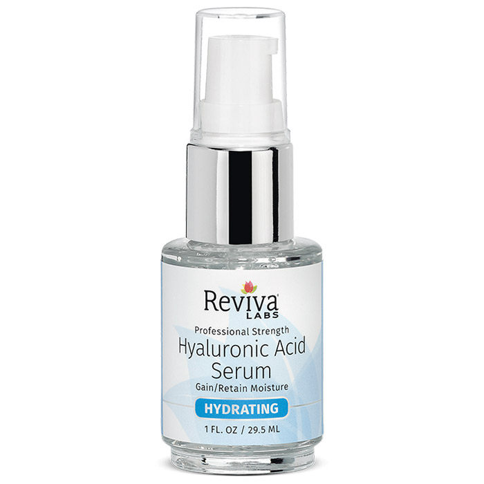 Reviva Labs Hyaluronic Acid Serum Professional Strength, Retain Skin Moisture, 1 oz