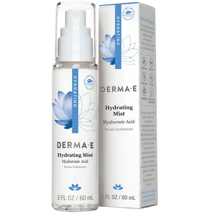 Derma E Hydrating Mist with Hyaluronic Acid, 2 oz