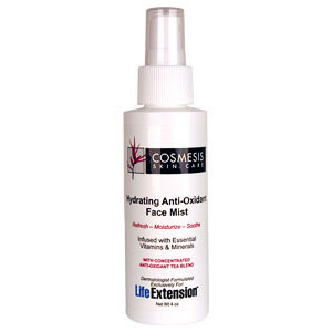 Cosmesis Hydrating Anti-Oxidant Facial Mist, 4 oz, Life Extension