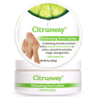 Hydrating Foot Lotion, 8 oz, Citrusway