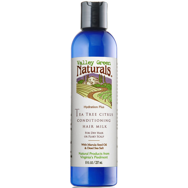 Hydration Plus Tea Tree Citrus Conditioning Hair Milk, 8 oz, Valley Green Naturals