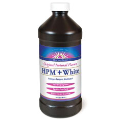 Hydrogen Peroxide Mouthwash (HPM) + White, 16 oz, Heritage Products