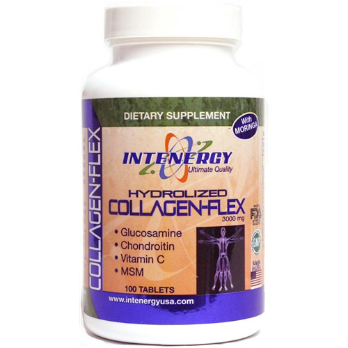 Hydrolized Collagen-Flex, 100 Tablets, Intenergy