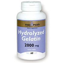 Hydrolyzed Gelatin 2000mg 60 tabs, Thompson Nutritional Products