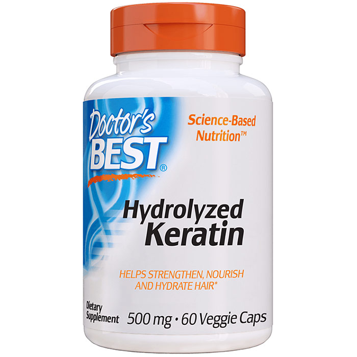 Hydrolyzed Keratin, 60 Veggie Capsules, Doctors Best