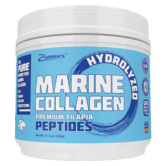 Hydrolyzed Marine Collagen Peptides, 11.3 oz, Zammex Nutrition