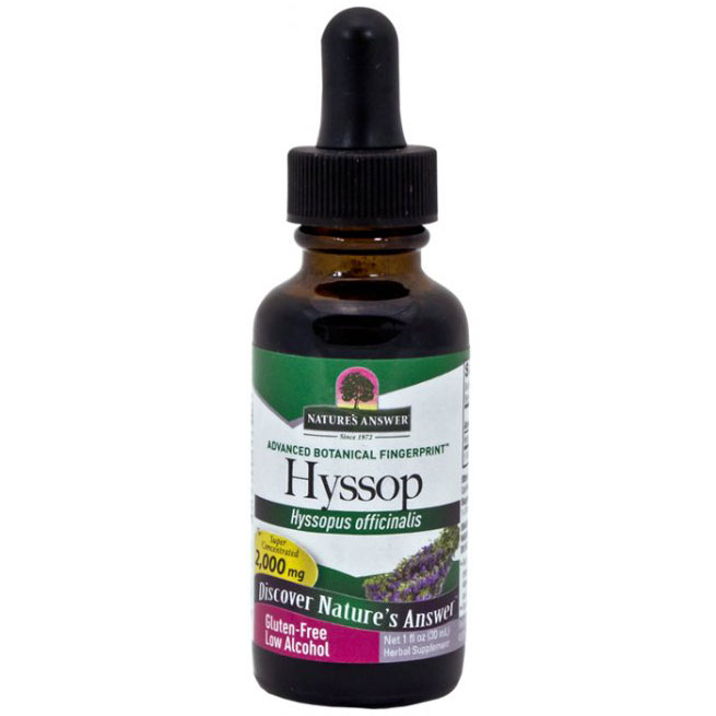 Hyssop Herb Extract Liquid 1 oz from Natures Answer