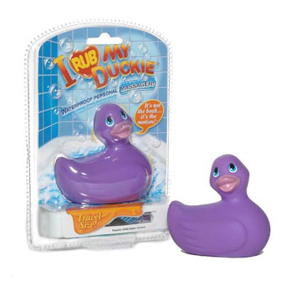 Big Teaze Toys I Rub My Duckie Travel - Purple, Waterproof Personal Massager, Big Teaze Toys
