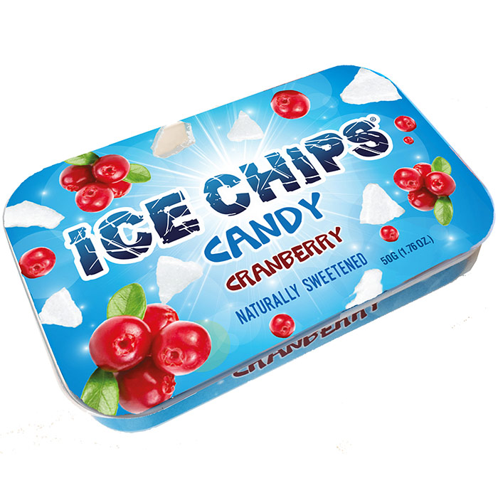 Ice Chips Cranberry Xylitol Candy, 1.76 oz (50 g)