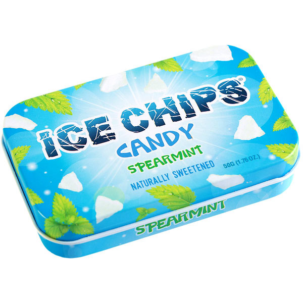 Ice Chips Spearmint Xylitol Mints, 1.76 oz (50 g)