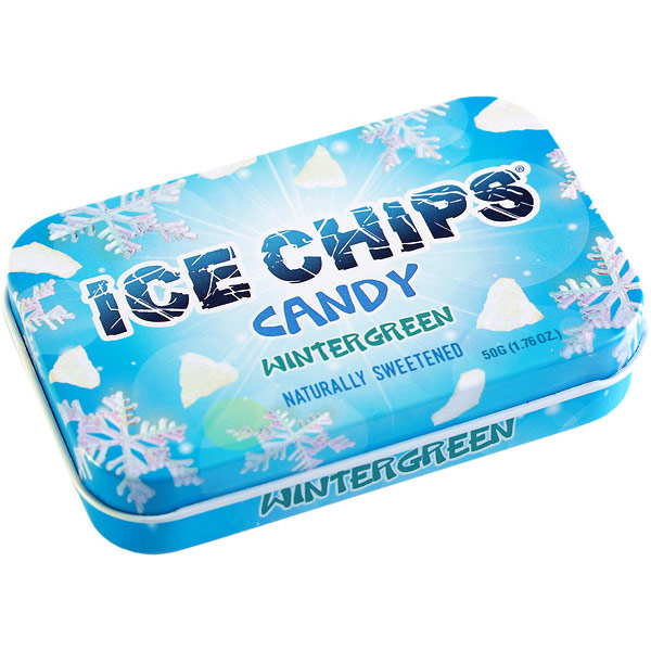 Ice Chips Wintergreen Xylitol Mints, 1.76 oz (50 g)