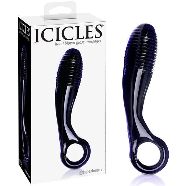 Icicles Hand Blown Glass Massager No. 54, Pipedream Products