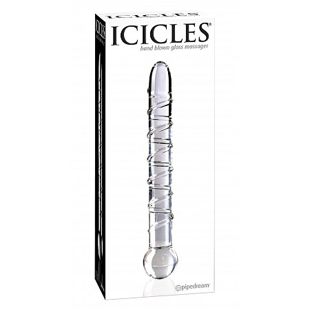 Pipedream Products Icicles Hand Blown Glass Massager No. 1, Pipedream Products