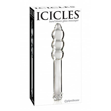 Pipedream Products Icicles Hand Blown Glass Massager No. 10, Pipedream Products