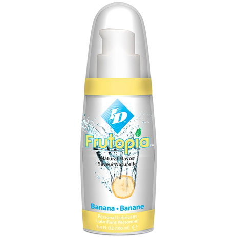 ID Frutopia Natural Flavor Personal Lubricant, Banana, 3.4 oz, ID Lubricants