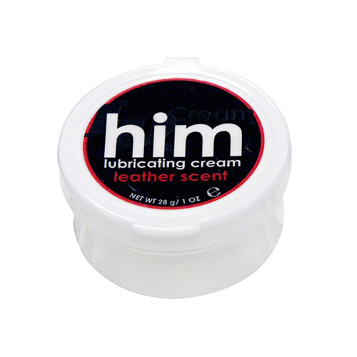 ID Lubricants ID Him Lubricating Cream, Oil Based Lubricant, Leather Scent, 1 oz, ID Lubricants