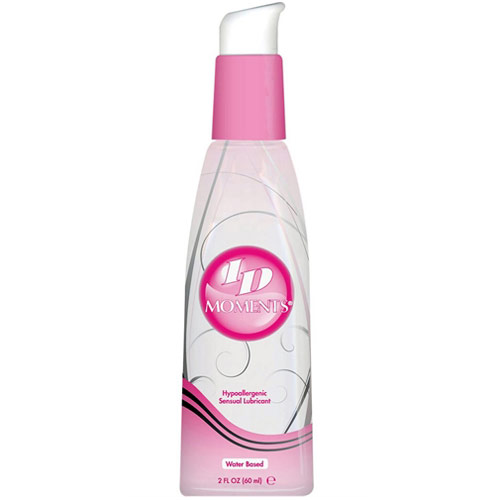 ID Lubricants ID Moments Hypoallergenic Sensual Lubricant, Water Based (Pump), 2 oz, ID Lubricants