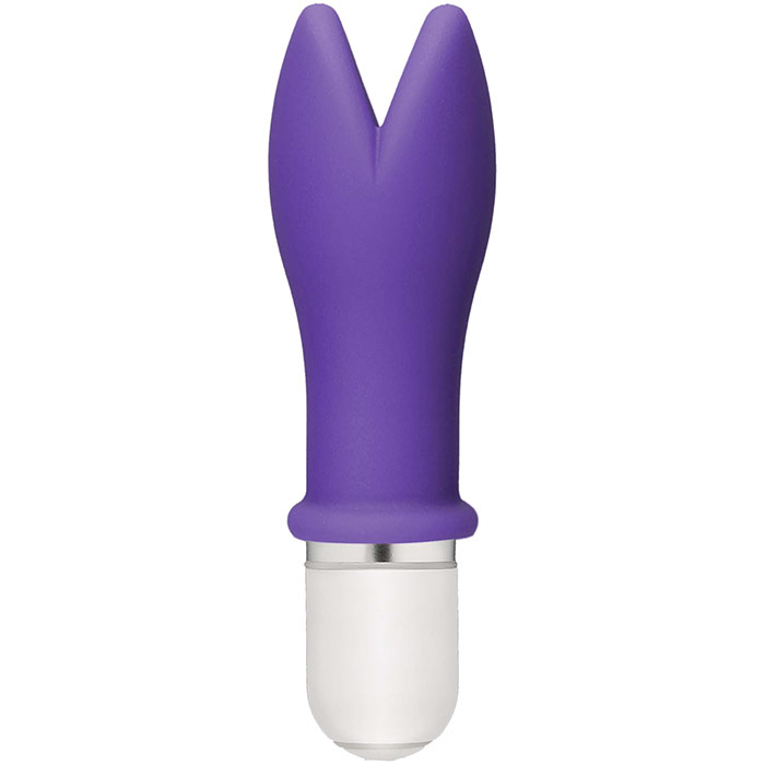 American Pop! Whaam! 10 Function Silicone Vibrator - Purple, Bullet Vibrator with Removable Sleeve, Doc Johnson