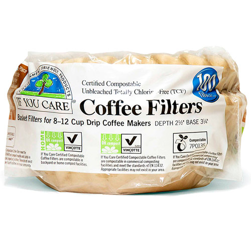If You Care Coffee Filters - Basket, 100 Filters x 3 Box