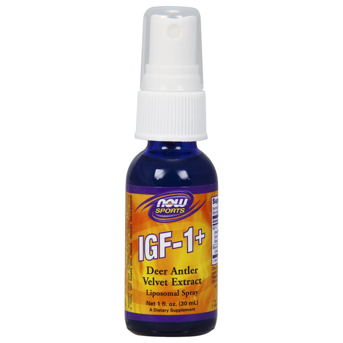 IGF-1+ Liposomal Spray, IGF-1 Plus Spray, 1 oz, NOW Foods