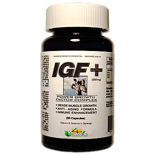 4 Organics IGF Plus, Growth Formula, 30 Capsules, 4 Organics