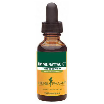 Immunattack Compound Liquid, Immune System Support, 1 oz, Herb Pharm