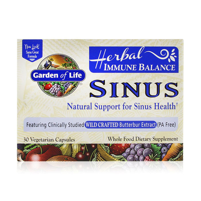 Immune Balance, Sinus, 30 Veggie Caps, Garden of Life