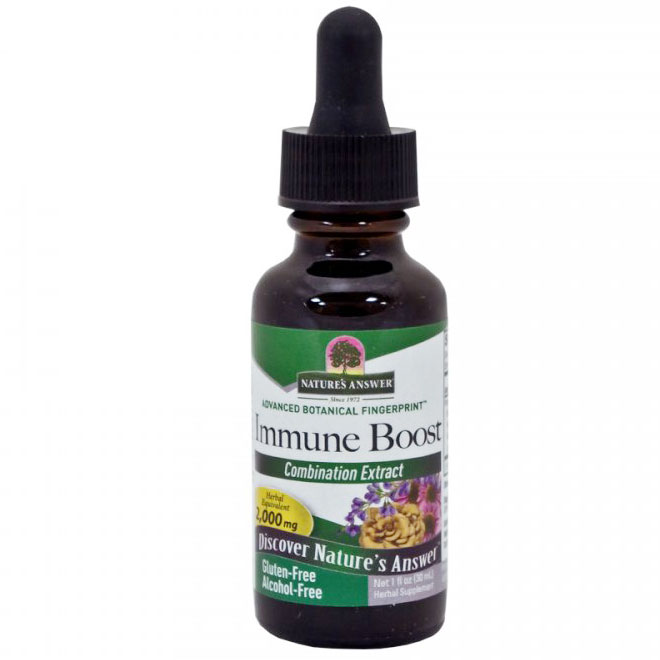 Immune Boost Alcohol Free Herbal Extract Liquid 1 oz from Natures Answer