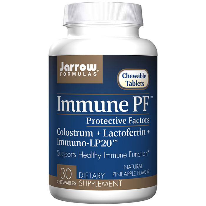 Immune PF, Chewable Colostrum + Lactoferrin, 30 Chewables, Jarrow Formulas