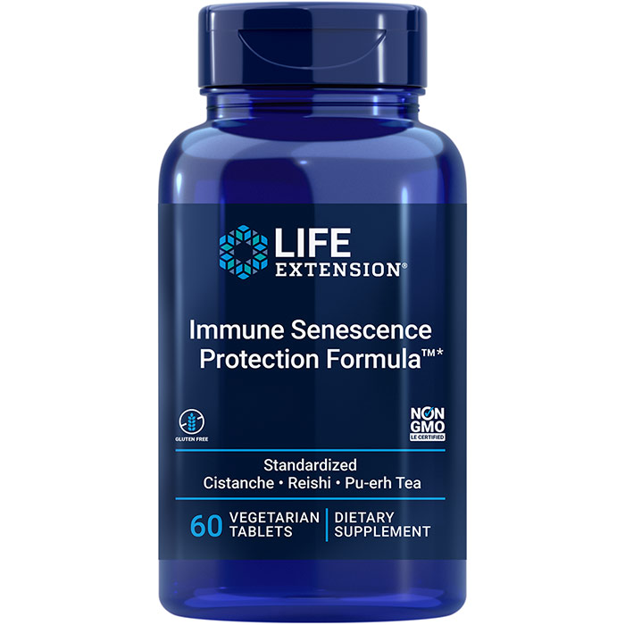 Immune Senescence Protection Formula, Cistanche & Reishi, 60 Vegetarian Capsules, Life Extension