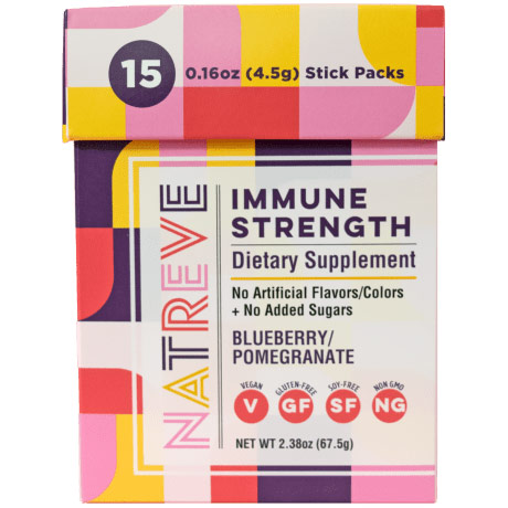 Immune Strength Dietary Supplement, 67.5 g (15 Stick Packs), Natreve
