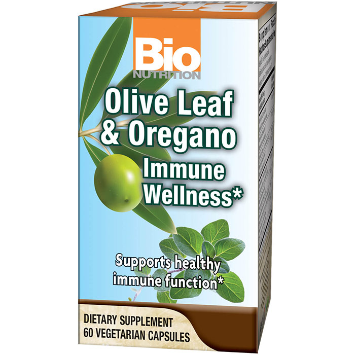 Bio Nutrition Inc. Immune Wellness, Olive Leaf & Oregano, 60 Vegetarian Capsules, Bio Nutrition Inc.