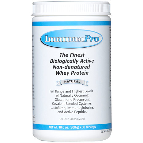 unknown ImmunoPro, The Finest Biologically Active Non-Denatured Whey Protein, Natural, 10.6 oz (300 g), Well Wisdom