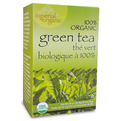 Imperial Organic Green Tea, 18 Tea Bags, Uncle Lees Tea