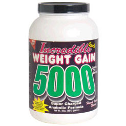 Vitol Products Incred Wght Gain 5000 Choc 5000 - 4 Pound Powder - Sports Supplements