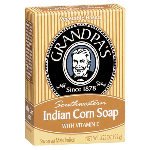 Grandpa's Brands Indian Corn Soap Bar, 3.25 oz, Grandpa's Brands