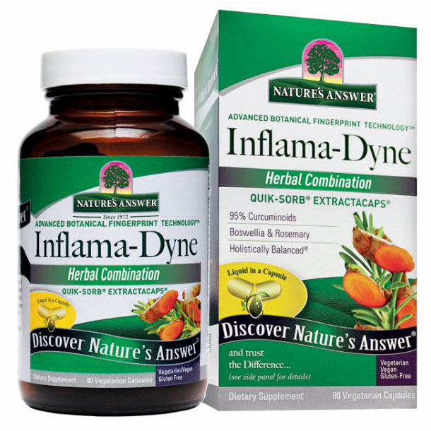 Inflama-Dyne Quick-Sorb, 90 Liquid Capsules, Natures Answer