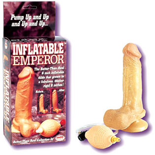 Inflatable Emperor with Suction Cup, California Exotic Novelties