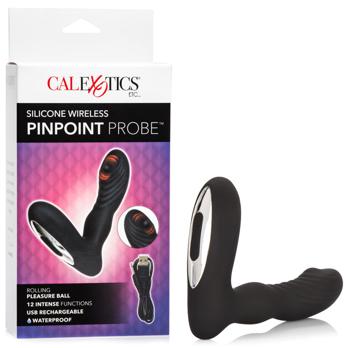 Silicone Wireless Pinpoint Probe, Anal Vibrator, California Exotic Novelties