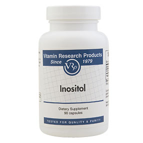 Vitamin Research Products Inositol Caps, 650 mg, 90 Capsules, Vitamin Research Products