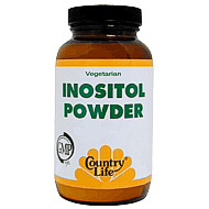 Country Life Inositol Crystals Powder 4 oz, Country Life