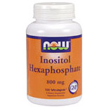 Inositol Hexaphosphate 800mg 100 Vcaps, NOW Foods