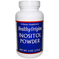 Inositol Powder, 4 oz, Healthy Origins