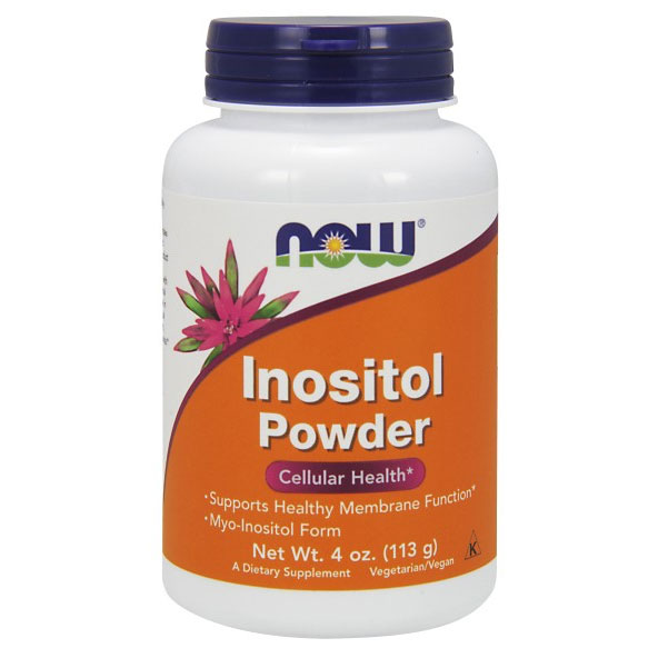 NOW Foods Inositol Powder Vegetarian 4 oz, NOW Foods