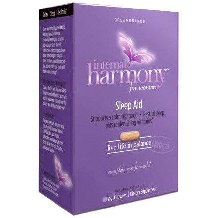 Internal Harmony for Women Sleep Aid, 30 Vegi Capsules, Dreambrands