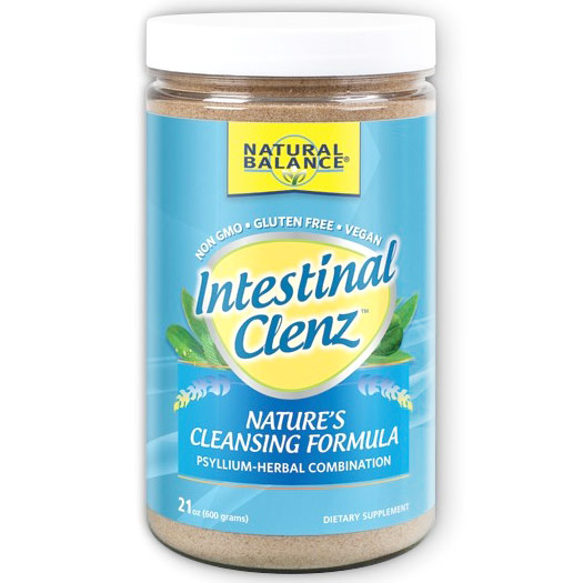 Intestinal Clenz Powder, Psyllium Herbal Combination, 21 oz (600 g), Natural Balance