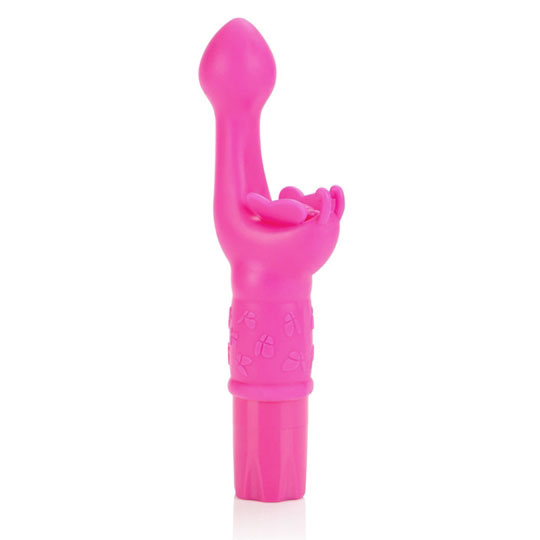 Silicone Butterfly Kiss - Pink, Intimate Vibrator, California Exotic Novelties