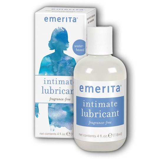 Intimate Lubricant Water-Based, 4 oz, Emerita